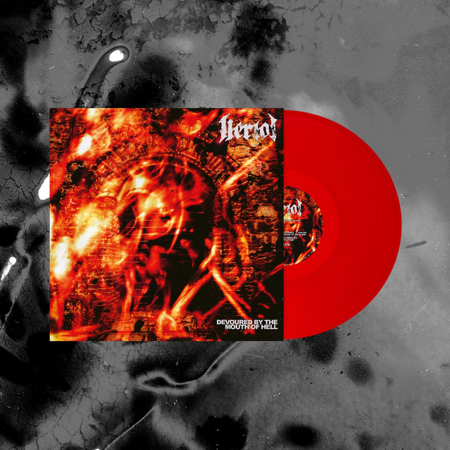 Devoured by the Mouth of Hell - Transparent Red LP